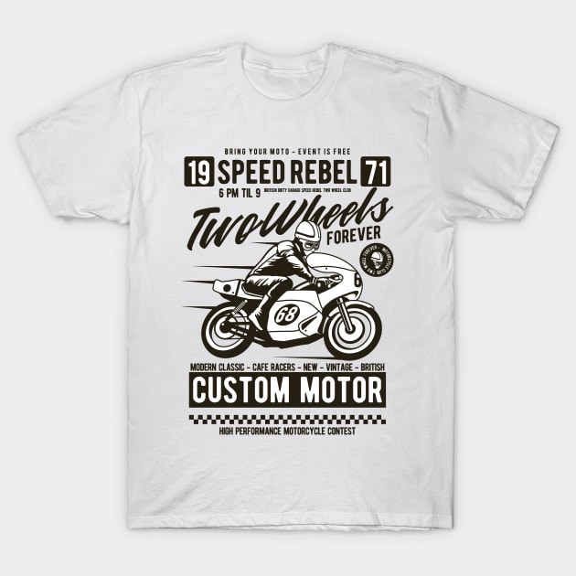 CUSTOM MOTOR T-Shirt by Animox
